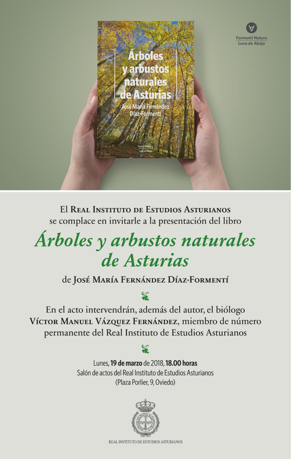 Imagen - Presentación del libro Árboles y arbustos naturales  de Asturias