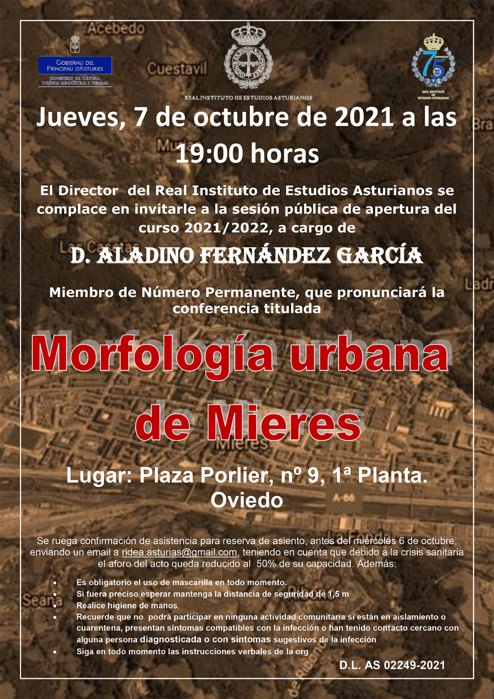 Imagen - Conferencia Morfología urbana de Mieres