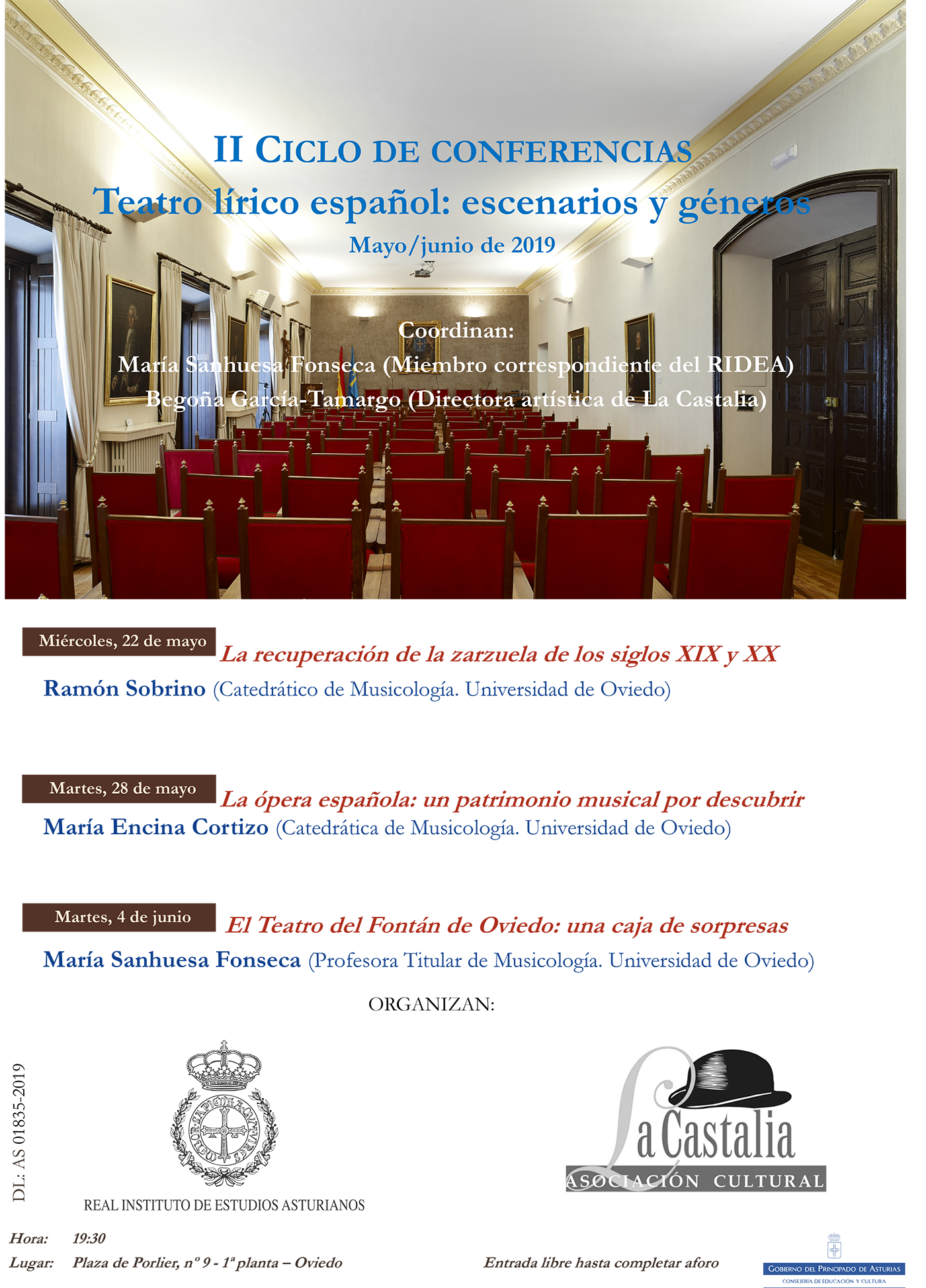 Imagen - II CICLO DE CONFERENCIAS. Teatro lírico español: escenarios y géneros