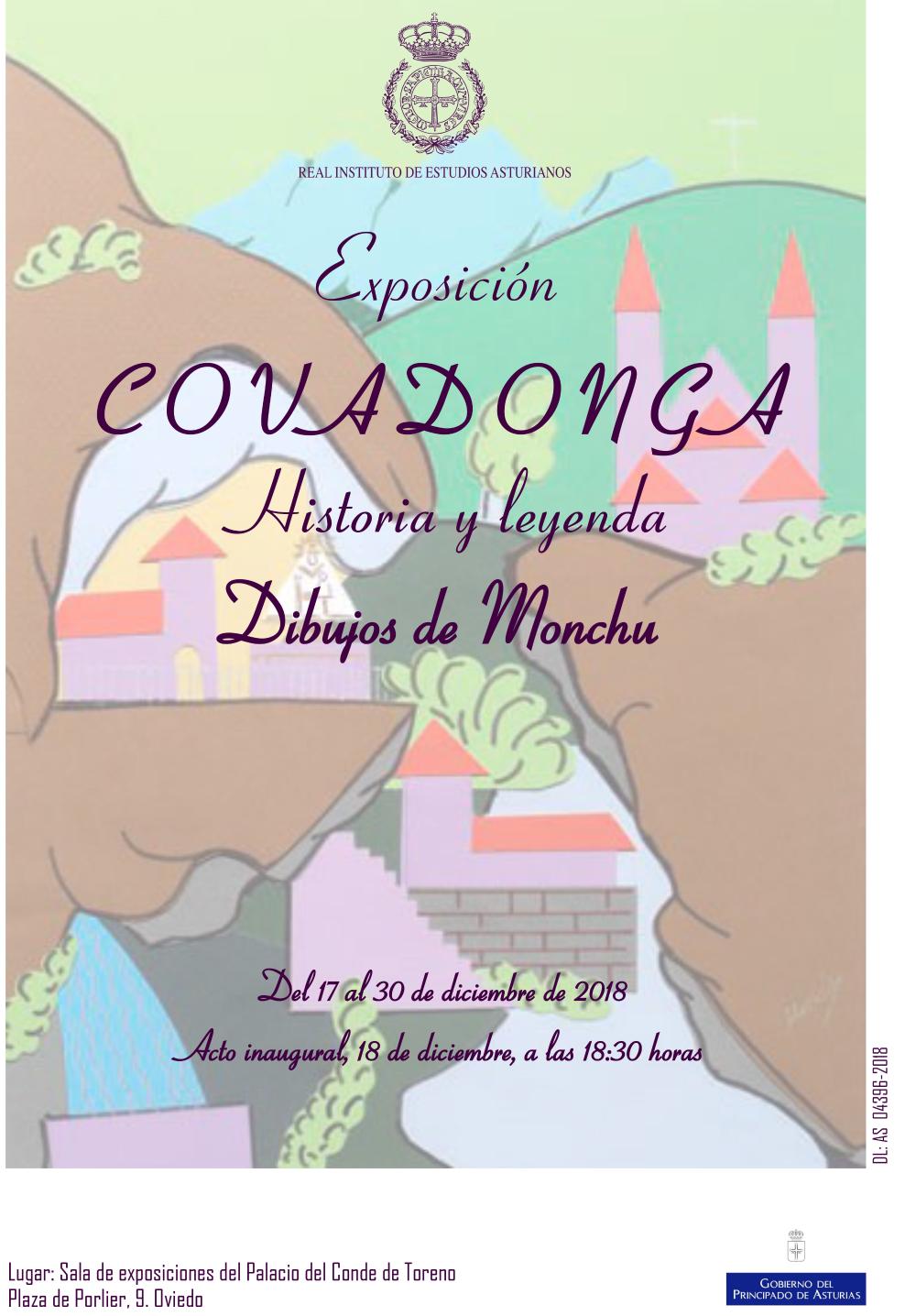 Imagen - Exposición COVADONGA. Historia y leyenda. Dibujos de Monchu