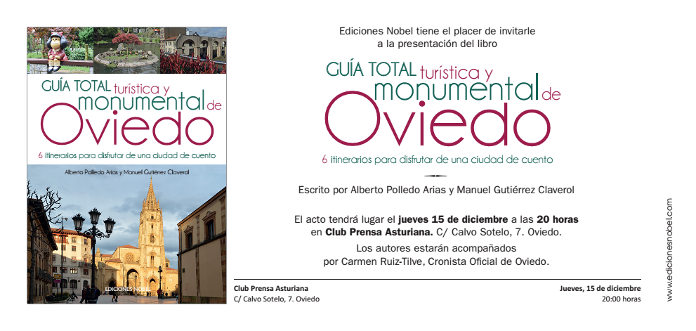 Imagen - Presentación del libro Guía total turística y monumental de Oviedo