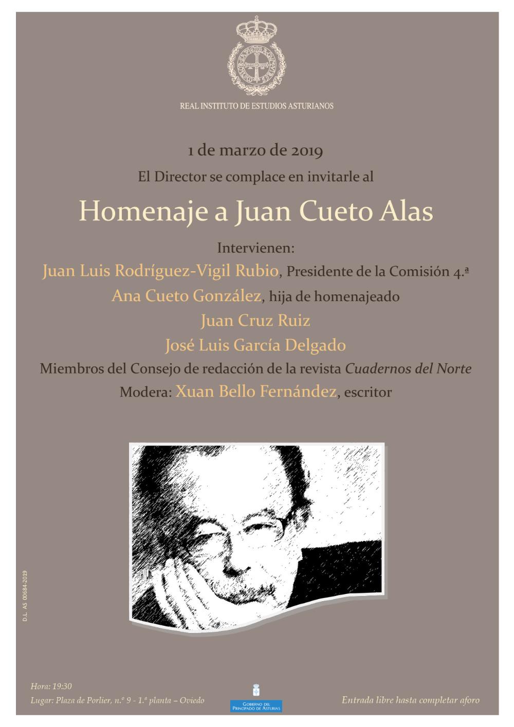 Imagen - Homenaje a Juan Cueto Alas