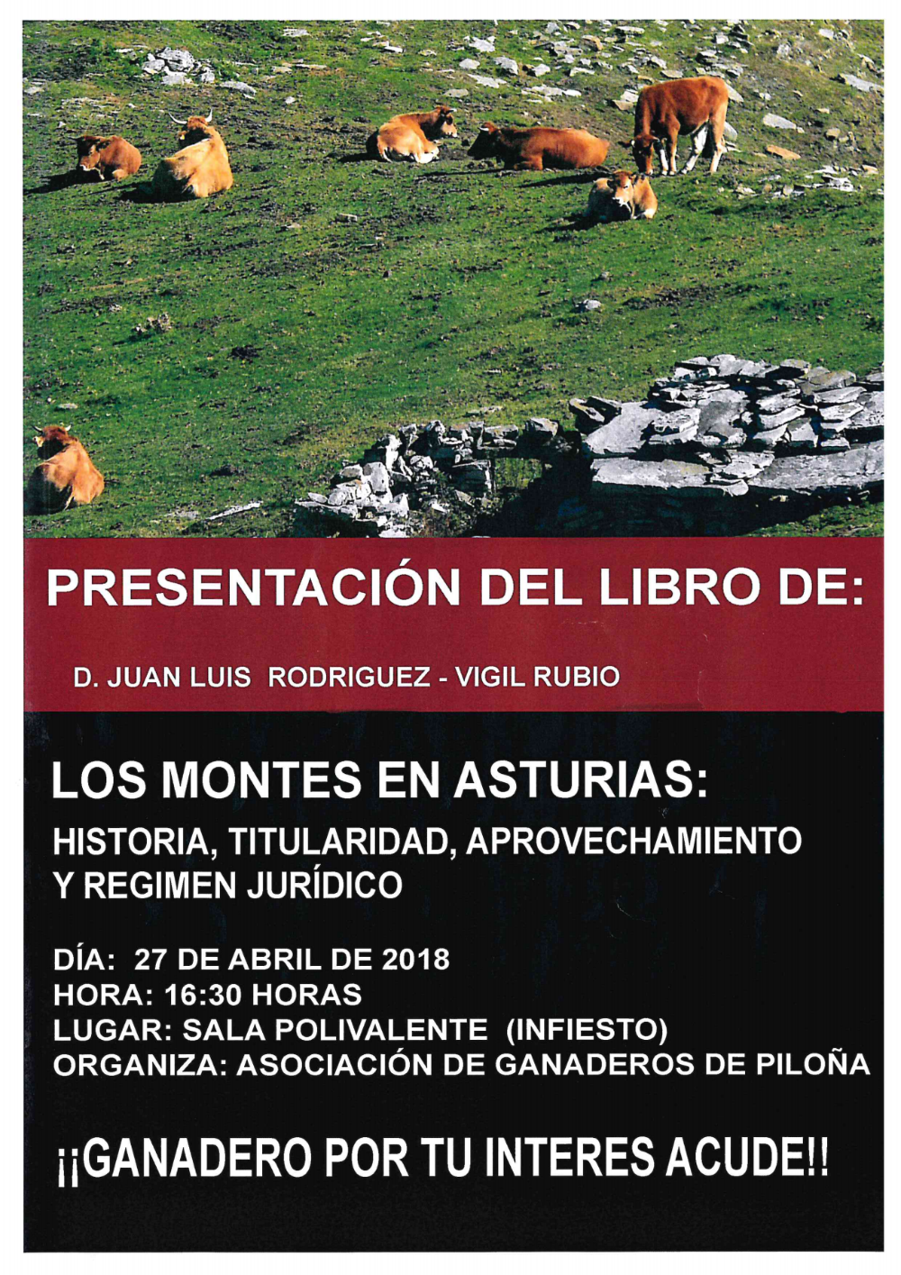 Imagen - Presentación del libro Los montes en Asturias. Historia, titularidad, aprovechamiento y régimen jurídico