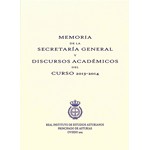 Imagen - Memoria de la Secretaría General y discursos académicos del curso 2013-2014