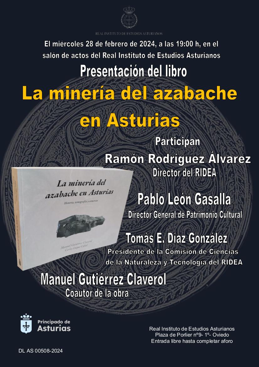 Presentación de la minería del azabache en Asturias