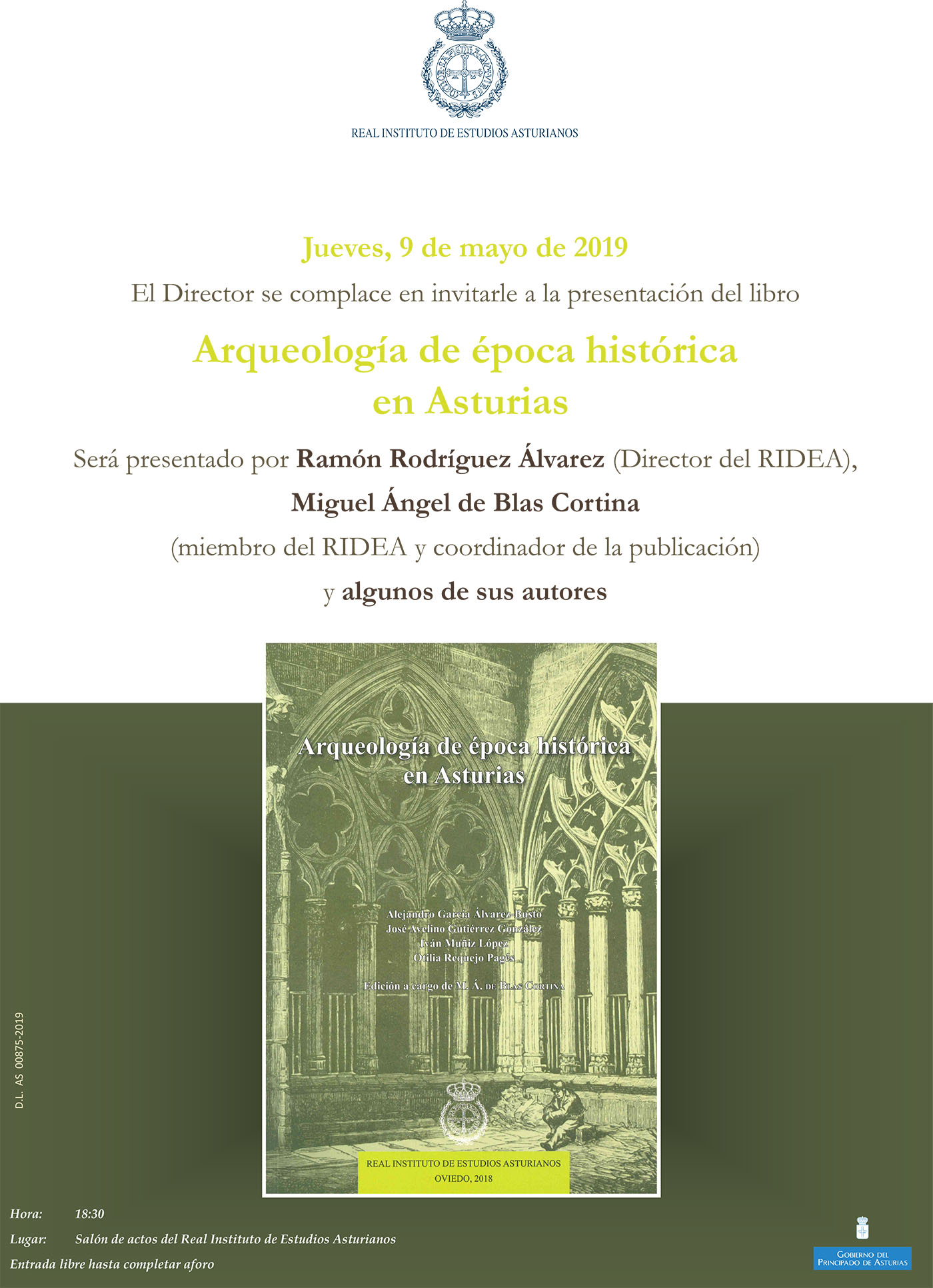 Imagen - Presentación del libro Arqueología de época histórica en Asturias
