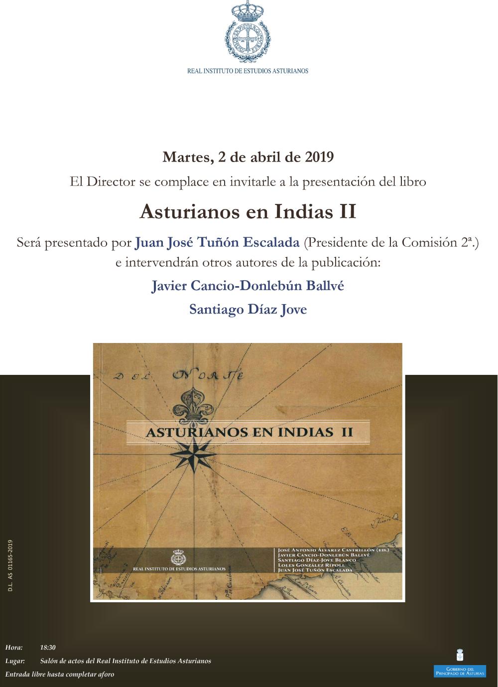 Imagen - Presentación del libro Asturianos en Indias II