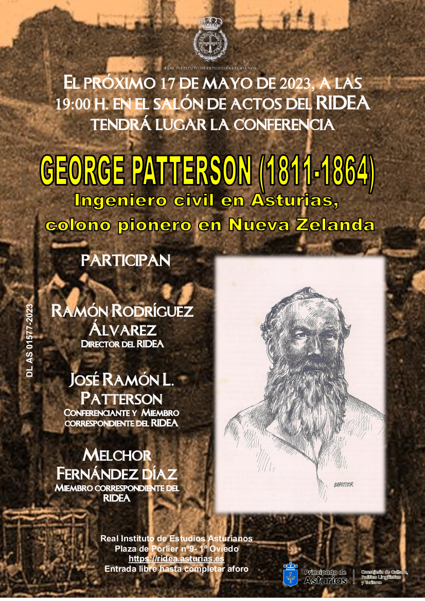 Cartel de la conferencia George Patterson