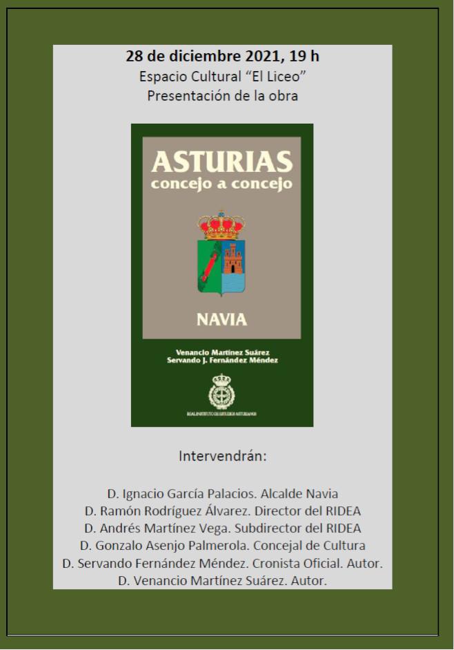 Imagen - Presentación de la guía Asturias concejo a concejo, nº23, Navia
